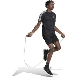 Adidas Train Essentials T-Shirt Heren - Zwart/wit IB8150 -Fitness-Mode Winkel adidas mens train essentials t shirt black white ib8150 1 1369885