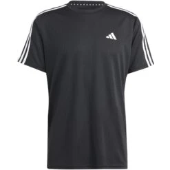 Adidas Train Essentials T-Shirt Heren - Zwart/wit IB8150 -Fitness-Mode Winkel adidas mens train essentials t shirt black white ib8150 4 1369882