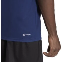 Adidas Train Essentials T-Shirt Heren - Dark Blue/white IB8152 -Fitness-Mode Winkel adidas mens train essentials t shirt dark blue white ib8152 1 1369891