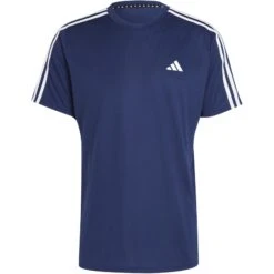 Adidas Train Essentials T-Shirt Heren - Dark Blue/white IB8152 -Fitness-Mode Winkel adidas mens train essentials t shirt dark blue white ib8152 2 1369890