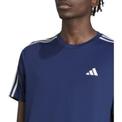 Adidas Train Essentials T-Shirt Heren - Dark Blue/white IB8152 -Fitness-Mode Winkel adidas mens train essentials t shirt dark blue white ib8152 6 1369886