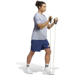 Adidas Train Icons 3-Bar Training Shorts Heren - Dark Blue IC5498 -Fitness-Mode Winkel adidas mens train icons 3 bar training shorts dark blue ic5498 3 1369765