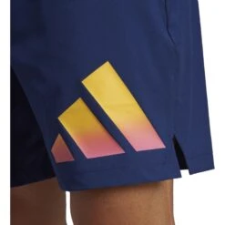 Adidas Train Icons 3-Bar Training Shorts Heren - Dark Blue IC5498 -Fitness-Mode Winkel adidas mens train icons 3 bar training shorts dark blue ic5498 4 1369764