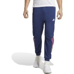 Adidas Train Icons 3-Stripes Broek Heren - Dark Blue IC5490 -Fitness-Mode Winkel adidas mens train icons 3 stripes joggers dark blue ic5490 1 1371315