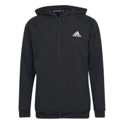 Adidas Training Jas Met Capuchon Heren - Black HA6366 -Fitness-Mode Winkel adidas mens training full zip jacket black ha6366 6 1231967
