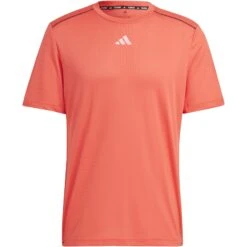Adidas Workout Base Logo T-Shirt Heren - Bright Red/transparent IB7903