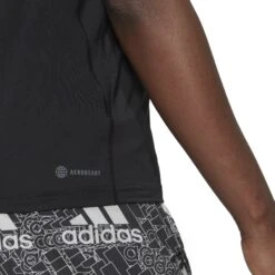 Adidas HIIT T-Shirt Dames - Black HN0065 -Fitness-Mode Winkel adidas women hiit t shirt black hn0065 2 1422830