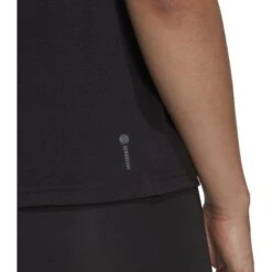 Adidas AEROREADY Train Essentials Minimal Branding T-Shirt Dames - Zwart HR7795 -Fitness-Mode Winkel adidas womens aeroready train essentials minimal branding t shirt black hr7795 1 1360890
