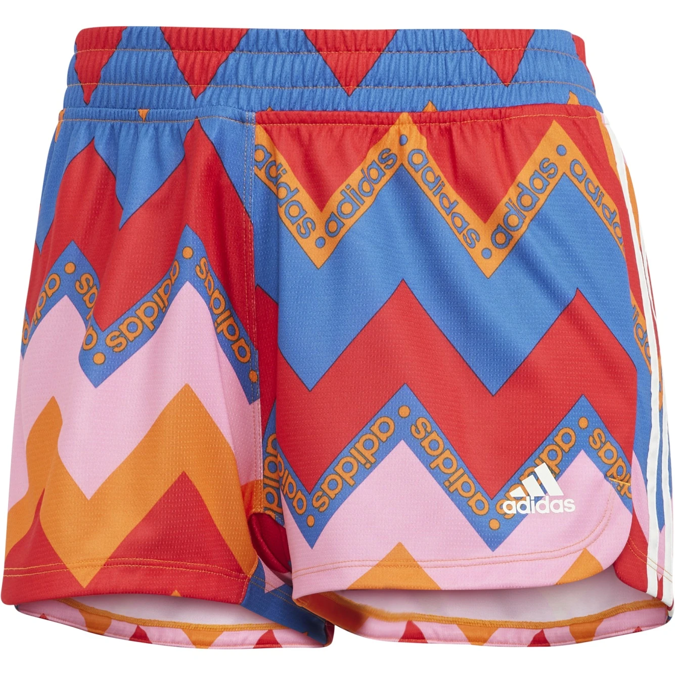 Adidas Farm Shorts Dames - Vivid Red/universe Orange IM2377 3 Adidas Farm Shorts Dames - Vivid Red/universe Orange IM2377