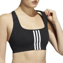Adidas Powerimpact Training Logo Sport-BH Met Normale Ondersteuning Dames - Black/white HE9063 12 Adidas Powerimpact Training Logo Sport-BH Met Normale Ondersteuning Dames - Black/white HE9063 -Fitness-Mode Winkel adidas womens power mesh bra top black white he9063 7 1238208