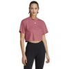 Adidas Women's Studio Shirt - Pink String IB8563 -Fitness-Mode Winkel adidas womens studio shirt pink string ib8563 5 1373231