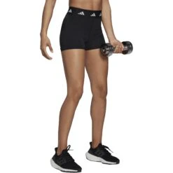 Adidas Techfit Korte Leggings Dames - Zwart HF6683 -Fitness-Mode Winkel adidas womens techfit 4 short tights black hf6683 1 1471240