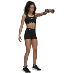 Adidas Techfit Korte Leggings Dames - Zwart HF6683 -Fitness-Mode Winkel adidas womens techfit 4 short tights black hf6683 3 1471238