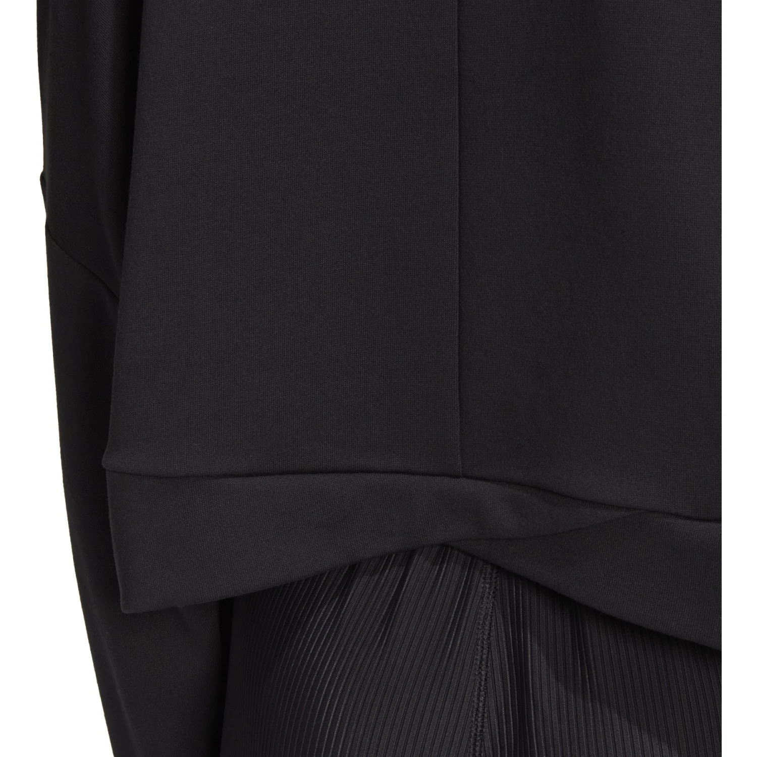 Adidas AEROREADY Studio Loose Sweatshirt Dames - Black/white HD8938 6 Adidas AEROREADY Studio Loose Sweatshirt Dames - Black/white HD8938 - Afbeelding 4