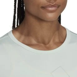 Adidas HIIT T-Shirt Dames - Linen Green HN0070 -Fitness-Mode Winkel adidas womens terrex wtr hiit tee linen green hn0070 5 1296408