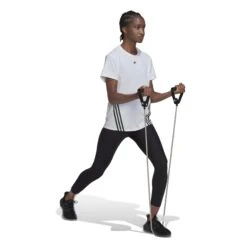 Adidas Trainicons 3-Streifen T-Shirt Dames - White/black HI1275 -Fitness-Mode Winkel adidas womens terrex wtr icons 3 stripes tee white black hi1275 3 1238424