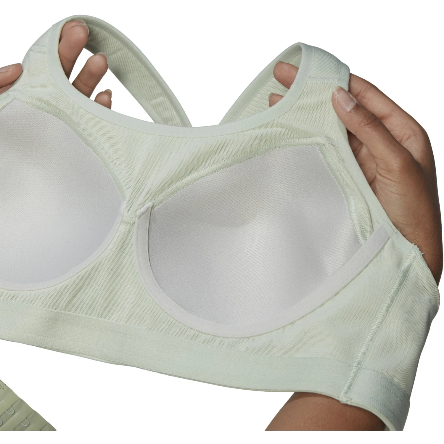 Adidas TLRD Impact Sport-BH Met Sterke Ondersteuning Dames - Cup Size DD - Linen Green/black HL8676 5 Adidas TLRD Impact Sport-BH Met Sterke Ondersteuning Dames - Cup Size DD - Linen Green/black HL8676 - Afbeelding 3