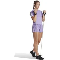 Adidas Train Essentials 3-Stripes Crop T-Shirt Dames - Violet Fuse/white HR7845 12 Adidas Train Essentials 3-Stripes Crop T-Shirt Dames - Violet Fuse/white HR7845 -Fitness-Mode Winkel adidas womens train essentials 3 stripes crop t shirt violet fuse white hr7845 5 1361045