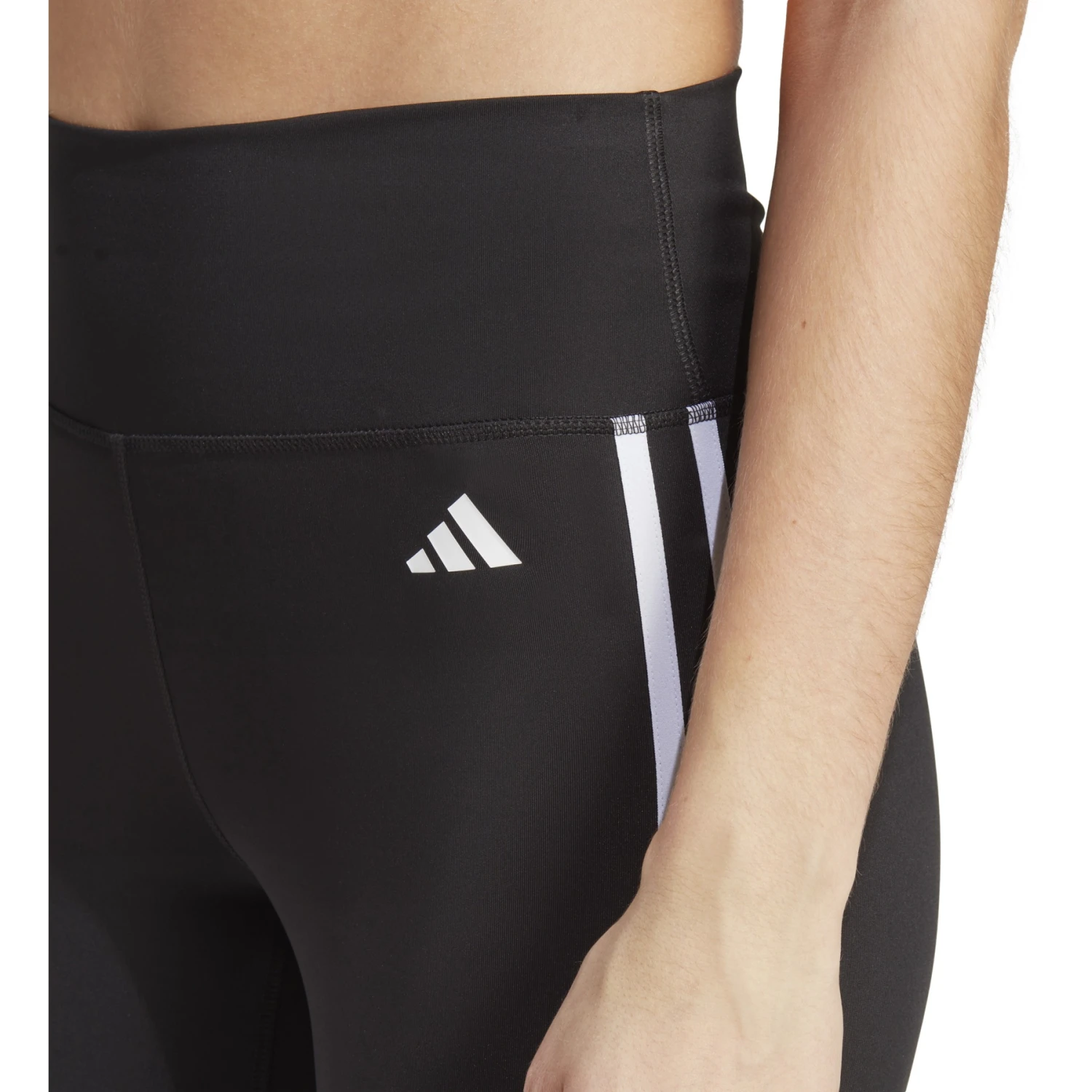 Adidas Train Essentials 3-Stripes High-Waisted Leggings 3/4 Dames - Zwart HT5437 4 Adidas Train Essentials 3-Stripes High-Waisted Leggings 3/4 Dames - Zwart HT5437 - Afbeelding 2