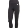 Adidas Train Essentials 3-Stripes High-Waisted Leggings 3/4 Dames - Zwart HT5437 -Fitness-Mode Winkel adidas womens train essentials 3 stripes high waisted 3 4 leggings black ht5437 6 1370756
