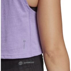 Adidas Train Essentials Cotton Crop Tanktop Dames - Violet Fuse/white HR7849 -Fitness-Mode Winkel adidas womens train essentials cotton crop tank violet fuse white hr7849 3 1369017