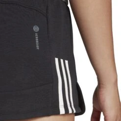 Adidas Train Essentials 3-Stripes Pacer Shorts Dames - Zwart/wit HR7853 -Fitness-Mode Winkel adidas womens train essentials train cotton 3 stripes pacer shorts black white hr7853 1 1361021