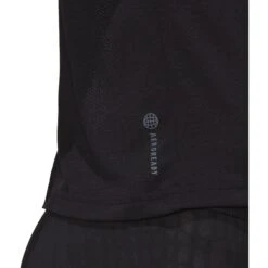 Adidas Train Icons 3 Bar Logo Shirt Damens - Zwart HD8973 -Fitness-Mode Winkel adidas womens train icons 3 bar logo t shirt black hd8973 4 1360146