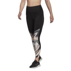 Adidas Uforu 7/8 Tights Dames - Black/white GS3899 -Fitness-Mode Winkel adidas womens uforu 78 top 2 1091019