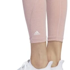 Adidas Optime Training 7/8 Tights Dames - Wonder Mauve Melange HD4435 -Fitness-Mode Winkel adidas womens vf solid 7 8 tights wonder mauve hd4435 1 1139208