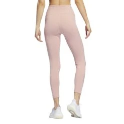 Adidas Optime Training 7/8 Tights Dames - Wonder Mauve Melange HD4435 -Fitness-Mode Winkel adidas womens vf solid 7 8 tights wonder mauve hd4435 5 1139204