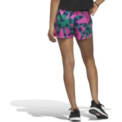 Adidas X FARM Rio Pacer 3-Stripes Shorts Dames - Pulmag/bgreen HS1197 -Fitness-Mode Winkel adidas womens x farm rio pacer 3 stripes knit shorts pulmag bgreen hs1197 3 1354983