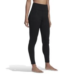 Adidas Yoga Essentials High-Waisted Tights Dames - Black HD6803 -Fitness-Mode Winkel adidas womens yoga essential 7 8 tights black hd6803 3 1239303