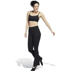 Adidas Yoga Studio Flared Leggings Dames - Zwart H64194 -Fitness-Mode Winkel adidas womens yoga studio flared tights black h64194 5 1360965
