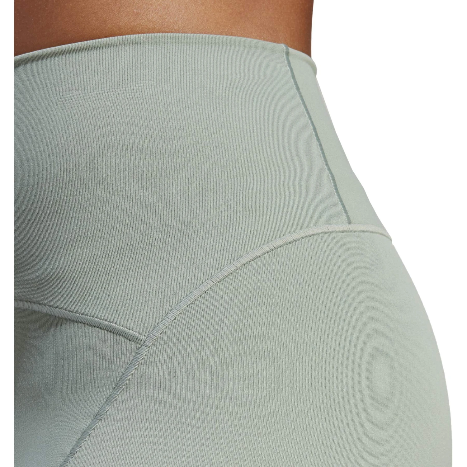 Adidas Yoga Luxe Studio Legging 7/8 Dames - Silk Green HR5414 4 Adidas Yoga Luxe Studio Legging 7/8 Dames - Silk Green HR5414 - Afbeelding 2