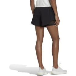 Adidas HIIT 45 Seconds 2-in-1 Shorts Dames - Black/carbon HD3931 -Fitness-Mode Winkel adidias womens hiit 45 seconds two in one shorts black carbon hd3931 1 1270780