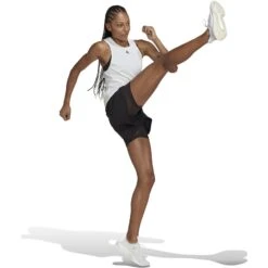 Adidas HIIT 45 Seconds 2-in-1 Shorts Dames - Black/carbon HD3931 -Fitness-Mode Winkel adidias womens hiit 45 seconds two in one shorts black carbon hd3931 2 1270779