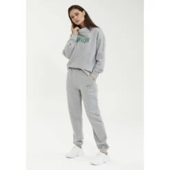 Athlecia Aurore Sweatshirt Dames - Light Grey Melange -Fitness-Mode Winkel athlecia aurore w sweat womens light grey melange 7 1265573