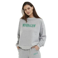 Athlecia Aurore Sweatshirt Dames - Light Grey Melange