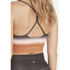 Athlecia Doshia Ombre Mist Sport-BH Dames - Mole -Fitness-Mode Winkel athlecia doshia w ombre mist bra womens mole 2 1158687