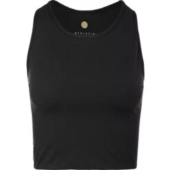 Athlecia Elinor Logo Sport-BH Dames - Zwart -Fitness-Mode Winkel athlecia elinor w logo bra womens black 3 1157304