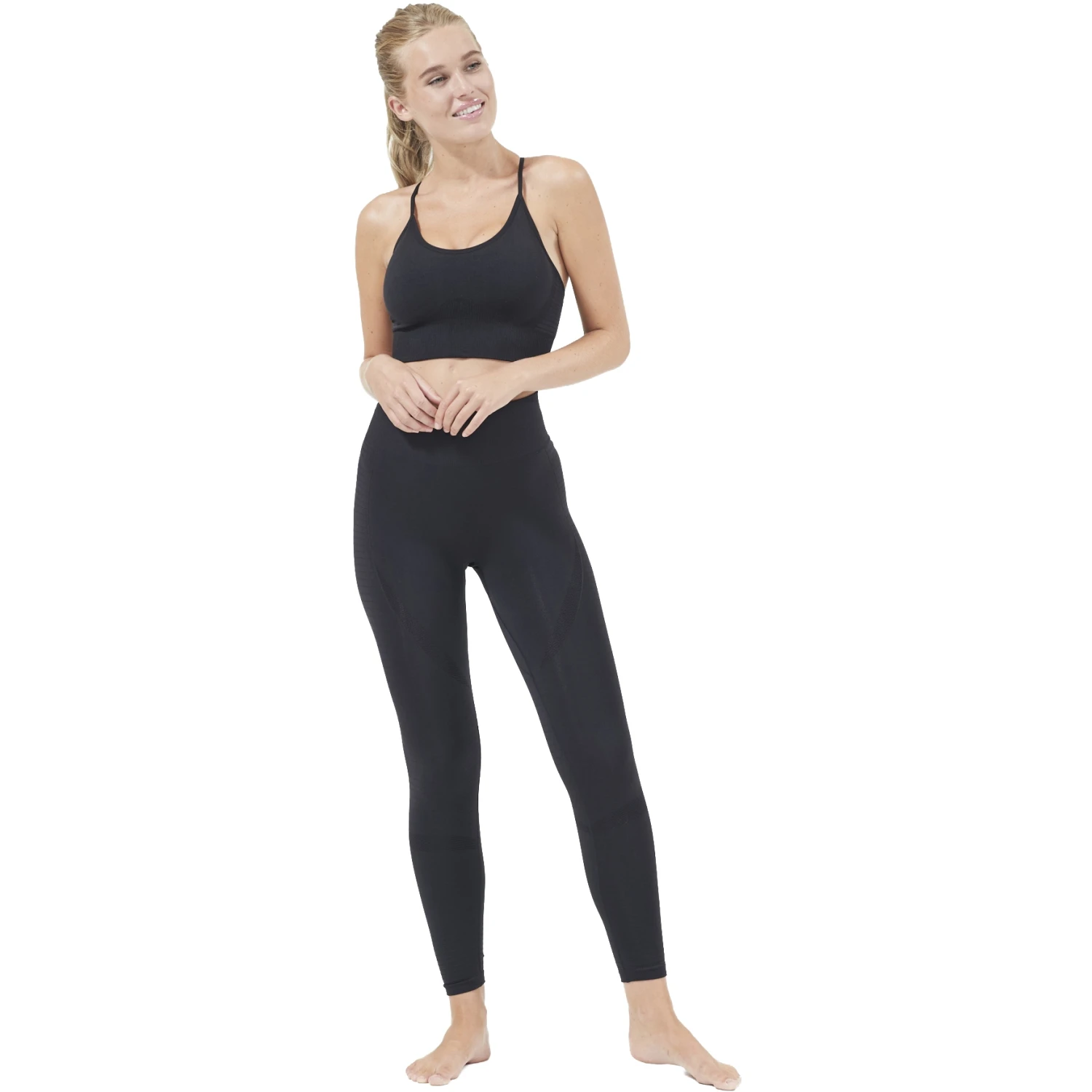 Athlecia Foan Seamless Sport-BH Dames - Zwart 8 Athlecia Foan Seamless Sport-BH Dames - Zwart - Afbeelding 6