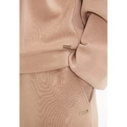 Athlecia Jillnana Sweatshirt Dames - Mocha Mousse -Fitness-Mode Winkel athlecia jillnana w sweat womens pullover mocha mousse 6 1266024