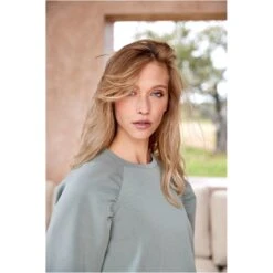 Athlecia Jillnana Sweatshirt Dames - Shadow -Fitness-Mode Winkel athlecia jillnana womens sweatshirt shadow 11 1403414