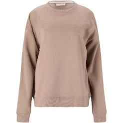 Athlecia Lia Oversized Sweatshirt Dames - Atmosphere -Fitness-Mode Winkel athlecia lia w oversized sweat womens pullover atmosphere 1 1266059
