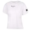Champion Legacy Crewneck Womens T-Shirt 115620 - White -Fitness-Mode Winkel champion legacy crewneck womens tshirt 115620 white 1225297 1225675
