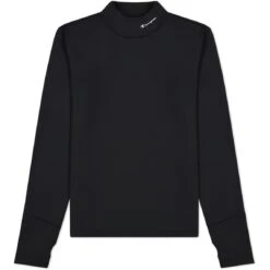 Champion Legacy Women's High Neck Sweatshirt 115567 - Black Beauty
