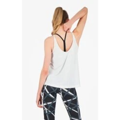 Champion Legacy Womens Tank Top With Bra - White/black -Fitness-Mode Winkel champion legacy womens tank top with bra white black 3 988831