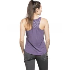 Chillaz Kauai Zigzag Ornament Tanktop Dame - Purple Melange -Fitness-Mode Winkel chillaz kauai zigzag ornament tank top women purple melange 5 1211893