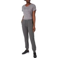 ENERGETICS Marianne Womens Sweatpants - Grey Dark/melange -Fitness-Mode Winkel energetics marianne womens sweatpants grey dark melange 1 989168