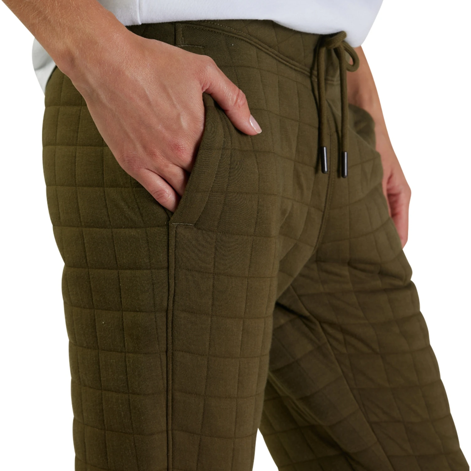 Fox Racing FOX Quilted Fleece Joggingbroek Dames - Olive Green 7 Fox Racing FOX Quilted Fleece Joggingbroek Dames - Olive Green - Afbeelding 5